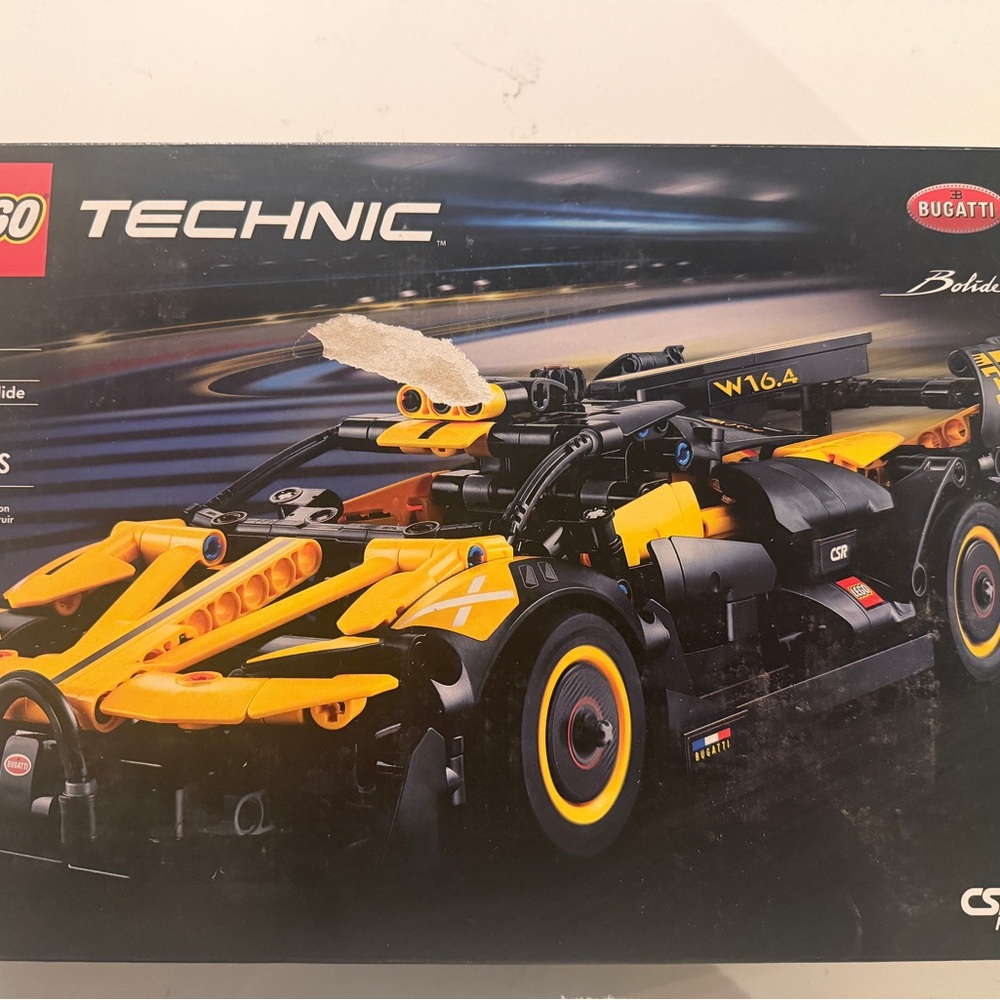 LEGO Technic Bugatti Black and Yellow Racer